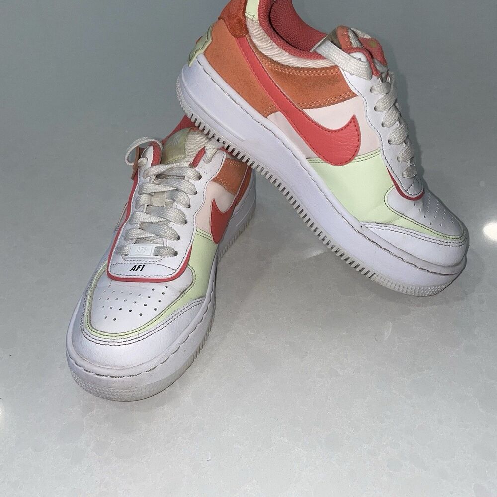 Nike Air Force 1 Shadow Magic Ember Women’s Size 5.5 Multicolor Sneakers